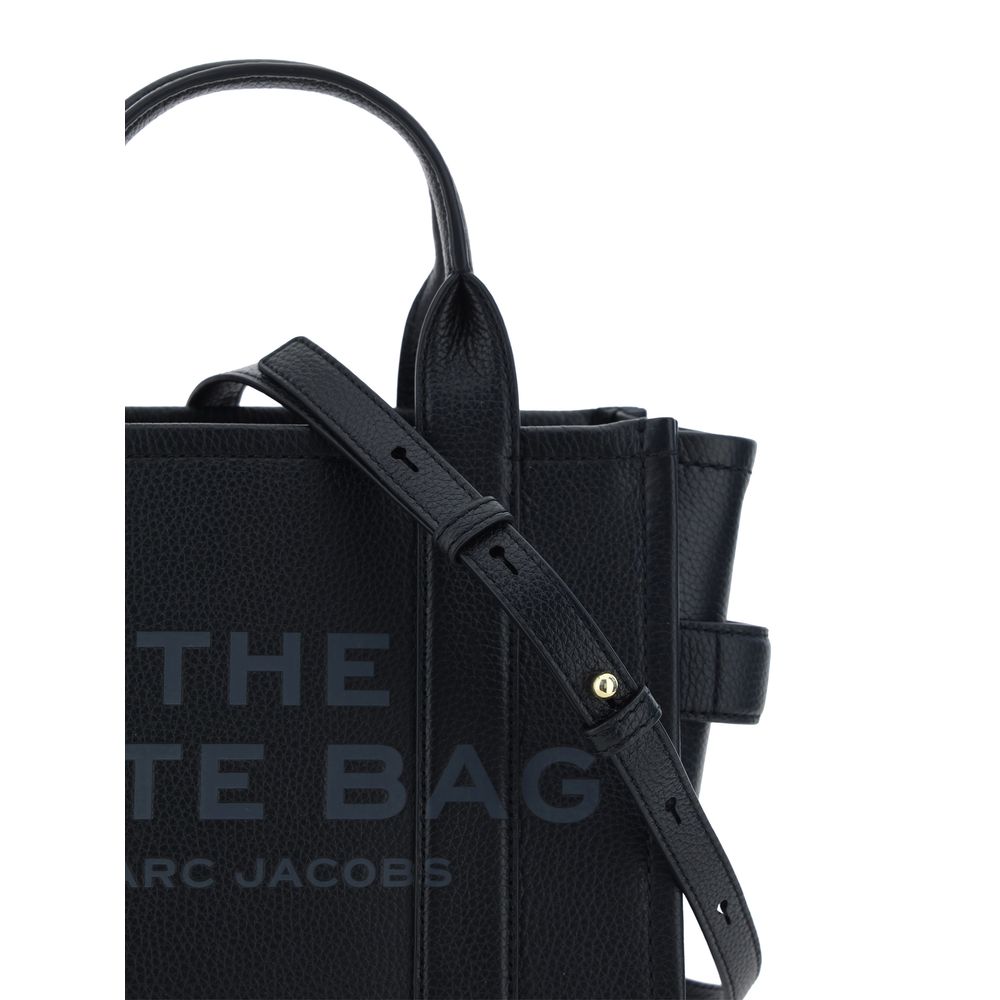 Marc Jacobs Small Calf Leather Bos Taurus Handbag Black