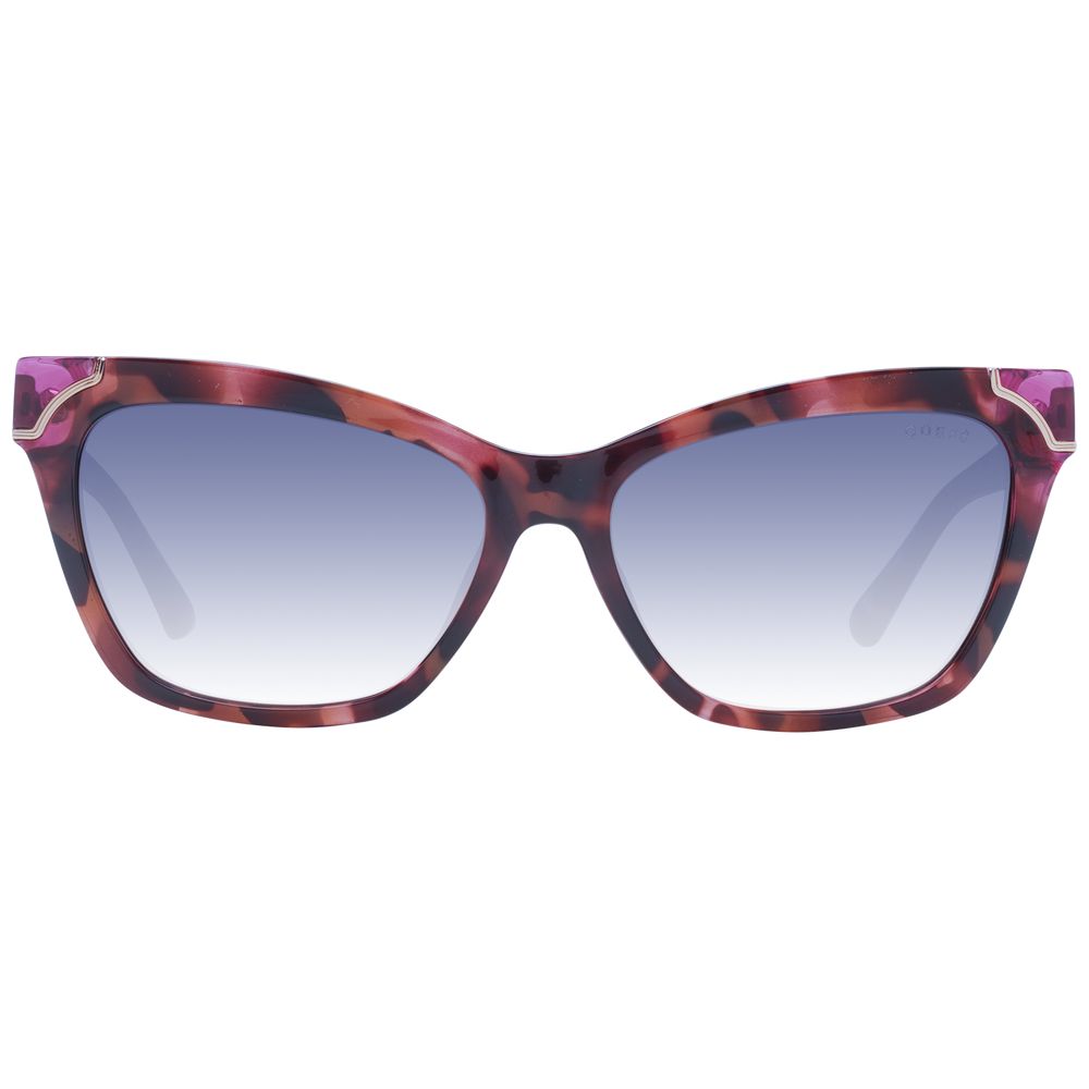 GUESS Women’s Pink Cat Eye Sunglasses Gradient Lens 57mm