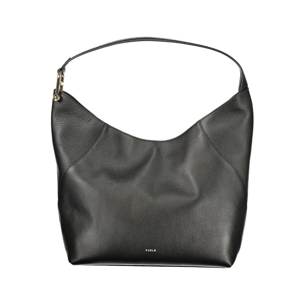 Furla Lara Shoulder Bag Nero 100% Pelle Italy