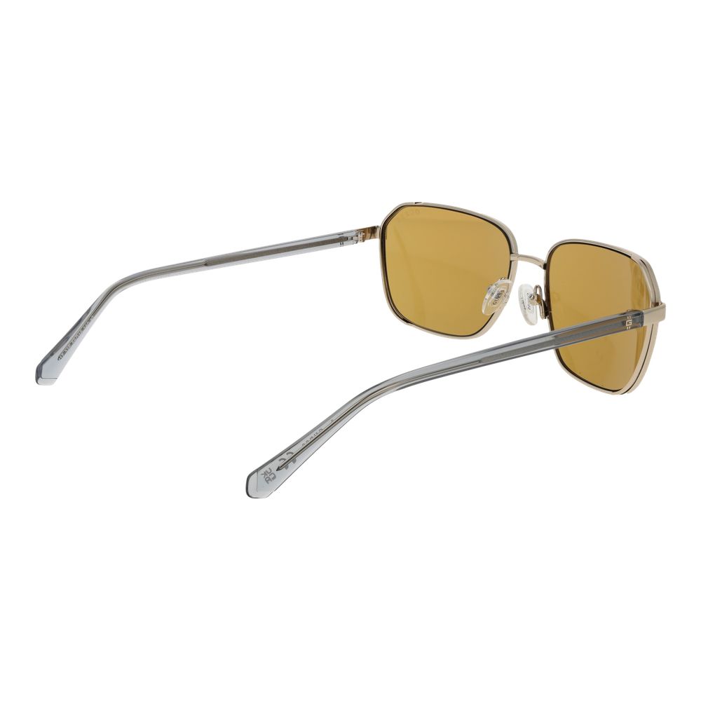 Guess GU00117 5932E Men's Gold Metal Rectangle Sunglasses 59mm