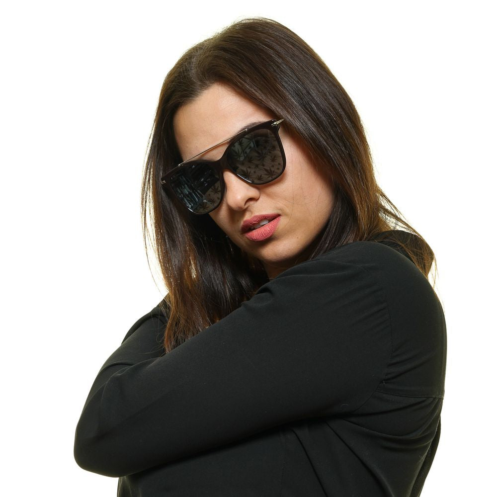 Police SPL404E Clip-On Women's Sunglasses Brown Metal Plastic BNWT