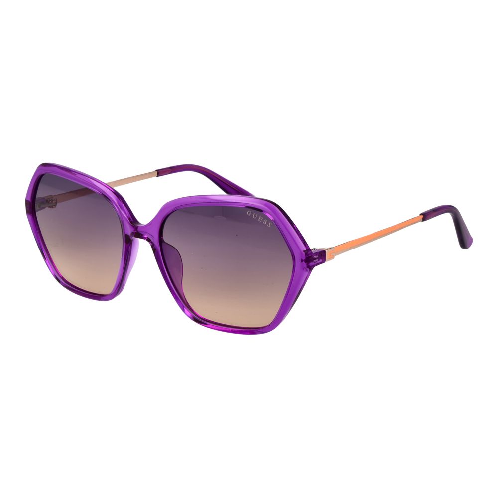 Guess GU00134 81Z Women's Purple Square Gradient Sunglasses 55mm