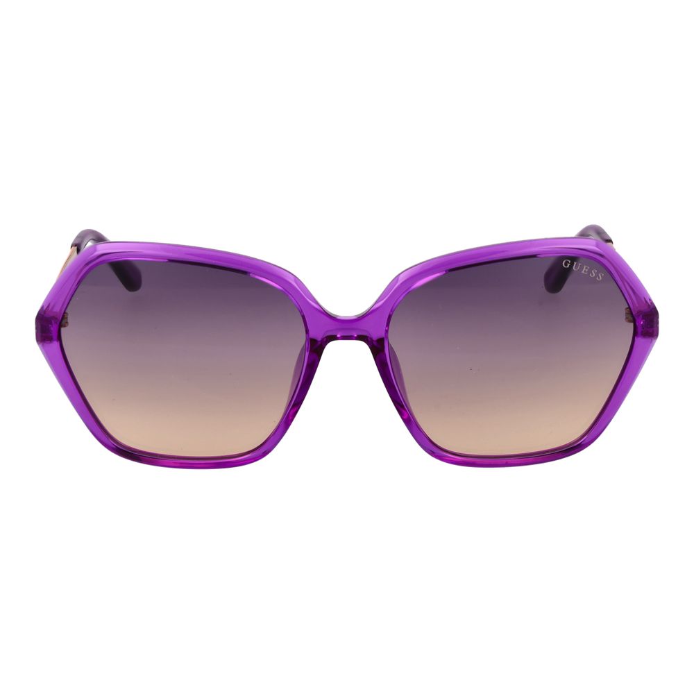 Guess GU00134 81Z Women's Purple Square Gradient Sunglasses 55mm