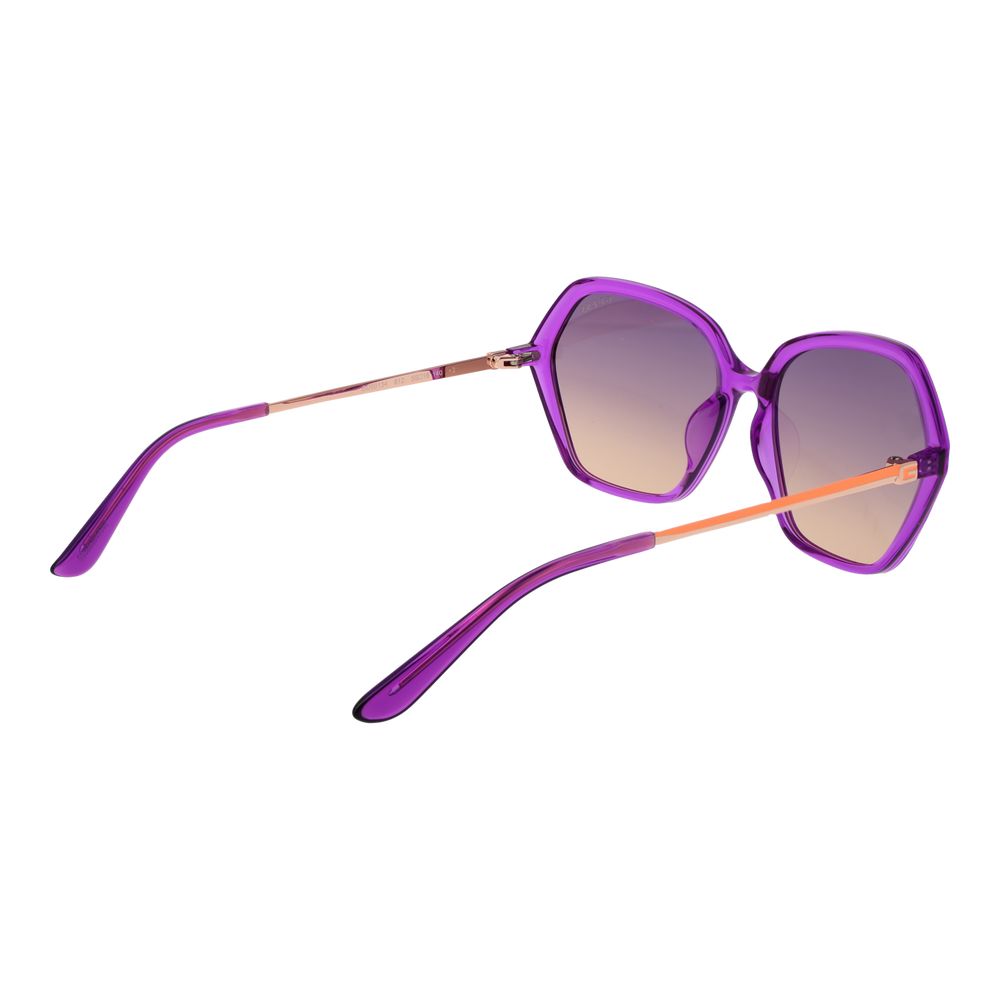Guess GU00134 81Z Women's Purple Square Gradient Sunglasses 55mm