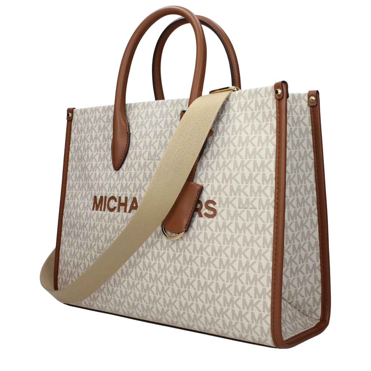 Michael Kors Beige Fabric Handbag F85687