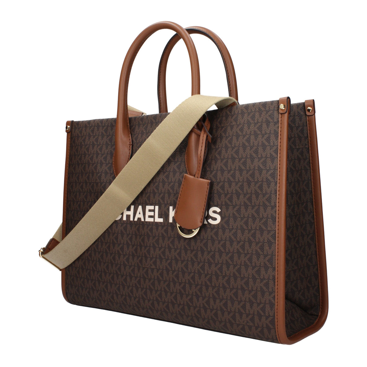 Michael Kors Brown Fabric Handbag F85687 MPN 35R5G7ZT2B