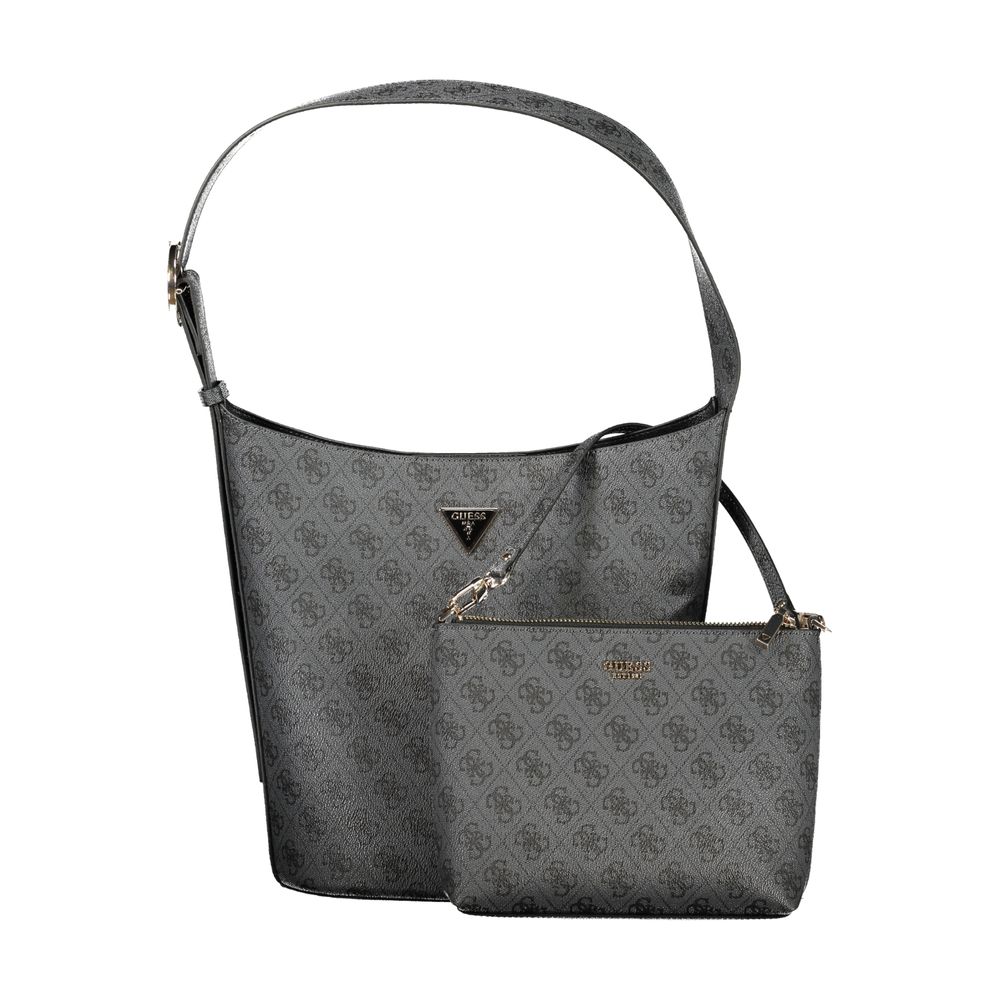Guess Jeans Meridian II Women's Black PU Handbag