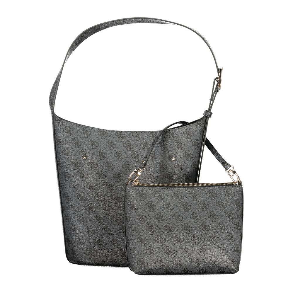 Guess Jeans Meridian II Women's Black PU Handbag