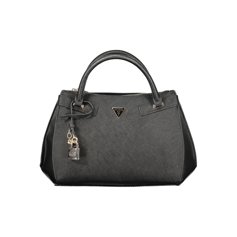 GUESS JEANS Serenova Bag Black Polyurethane Removable Chain Strap
