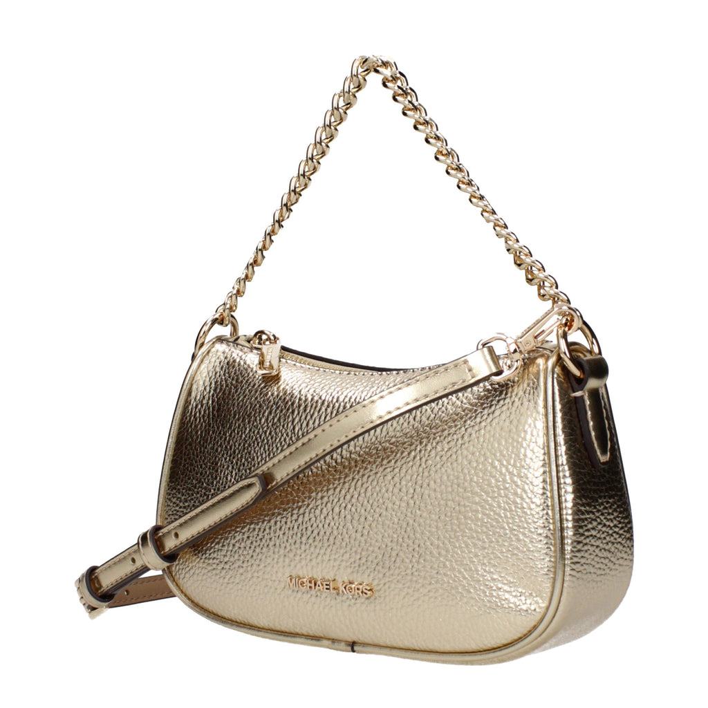 Michael Kors Leather Handbag Gold MPN 35F5G1QC5MPALEGOLD