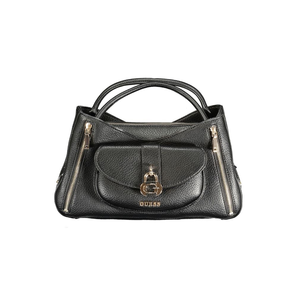 GUESS Jeans Women's Handbag Black Polyurethane Jessa
