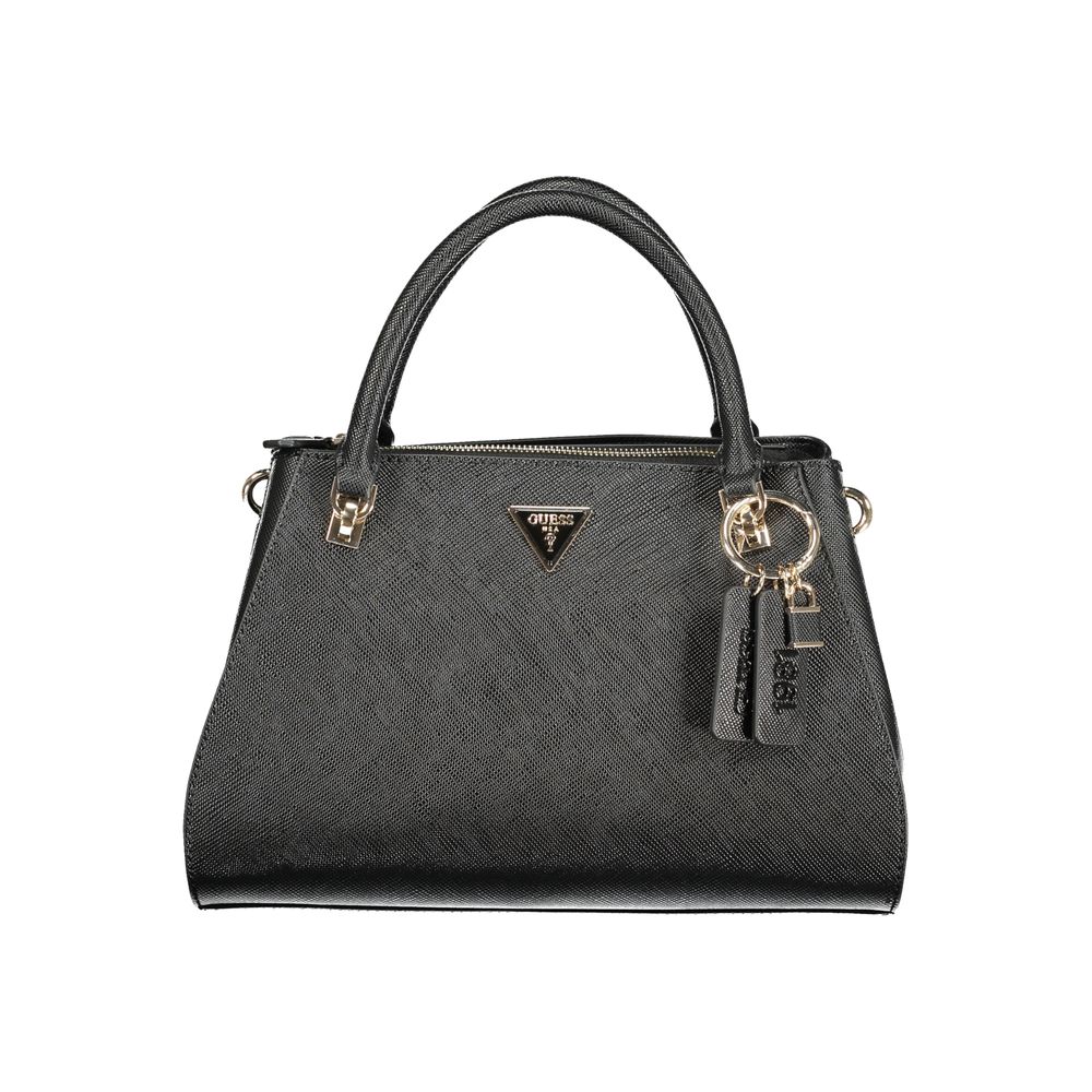 GUESS Jeans Noelle II Black Polyurethane Women's Handbag