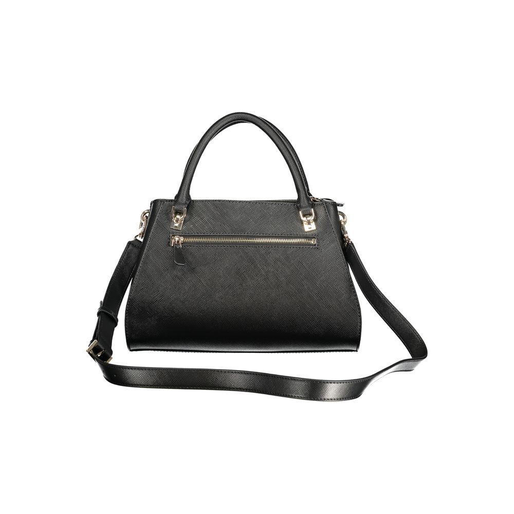 GUESS Jeans Noelle II Black Polyurethane Women's Handbag