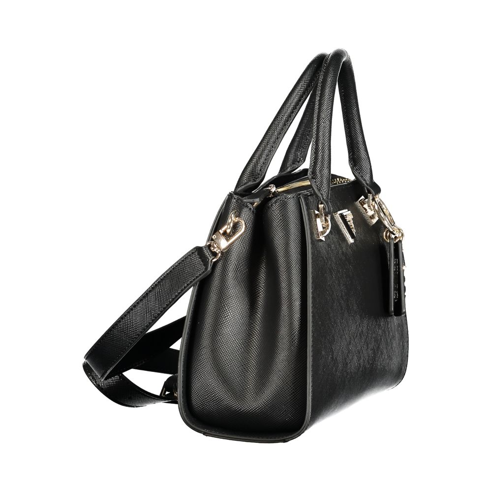 GUESS Jeans Noelle II Black Polyurethane Women's Handbag