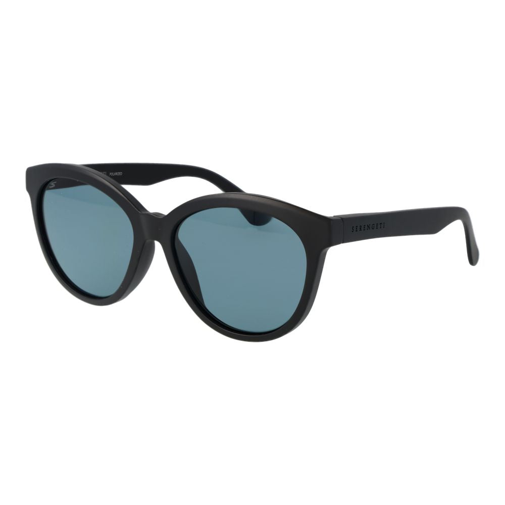 Serengeti Women’s Black Round Polarised Photochromic Sunglasses 56mm