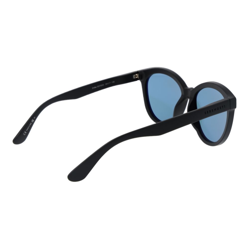 Serengeti Women’s Black Round Polarised Photochromic Sunglasses 56mm