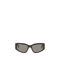 Balenciaga Rectangular AF Black Acetate Sunglasses