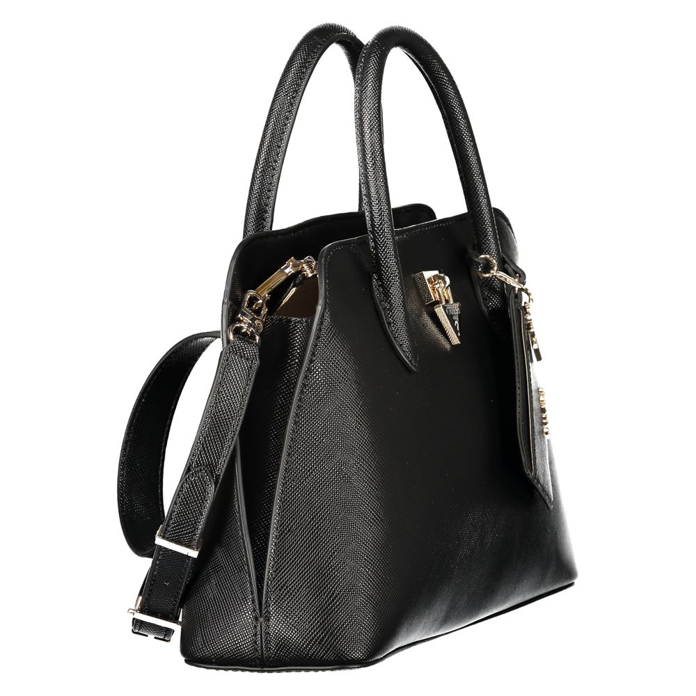 GUESS Jeans Patsie Black PU Women's Handbag