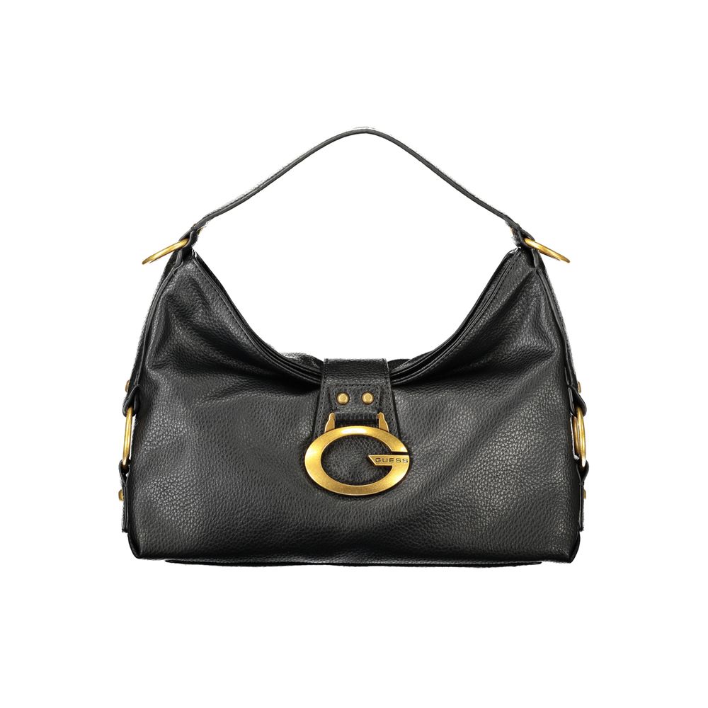 Guess Jeans Women Handbag Nero Polyurethane Camden Shoulder Bag