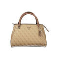 GUESS Jeans Noelle II Beige PU Women's Handbag - Adjustable Strap