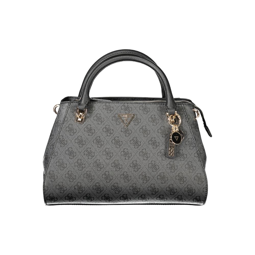 GUESS Jeans Noelle II Black Polyurethane Women's Handbag