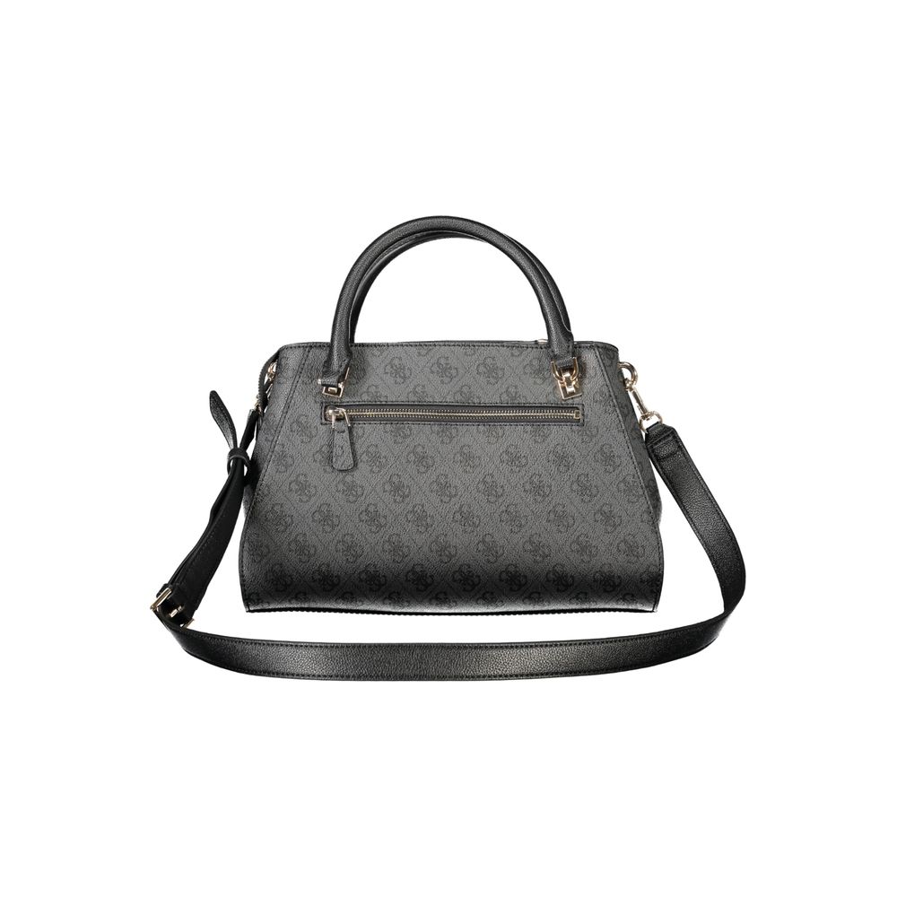 GUESS Jeans Noelle II Black Polyurethane Women's Handbag