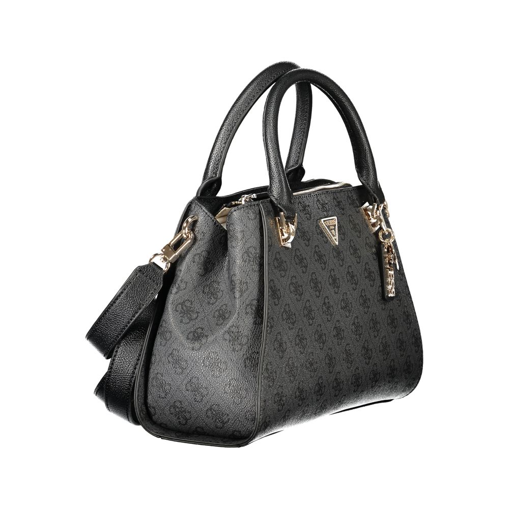 GUESS Jeans Noelle II Black Polyurethane Women's Handbag