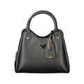 Guess Jeans Meridian II Handbag Black Polyurethane Adjustable Strap