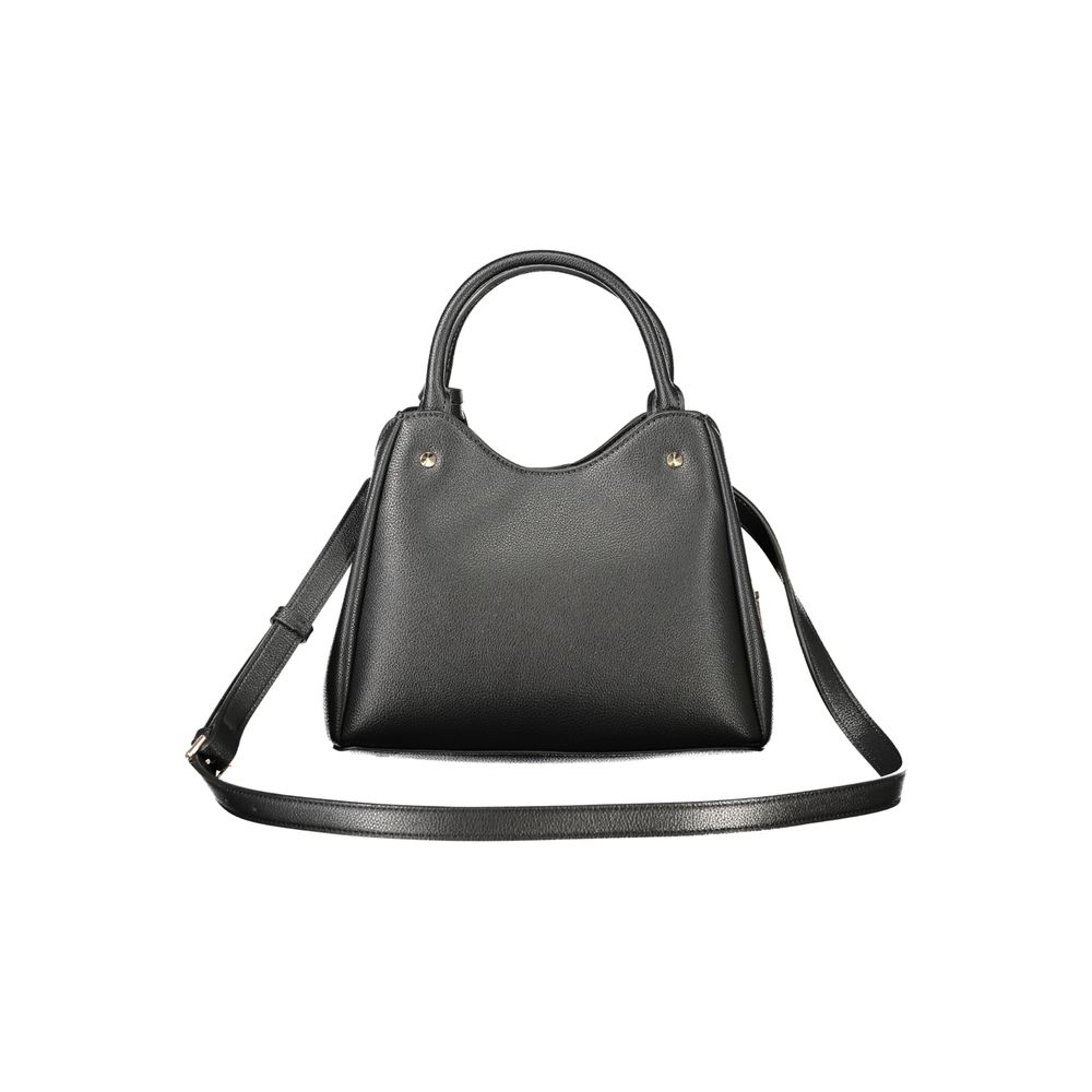 Guess Jeans Meridian II Handbag Black Polyurethane Adjustable Strap