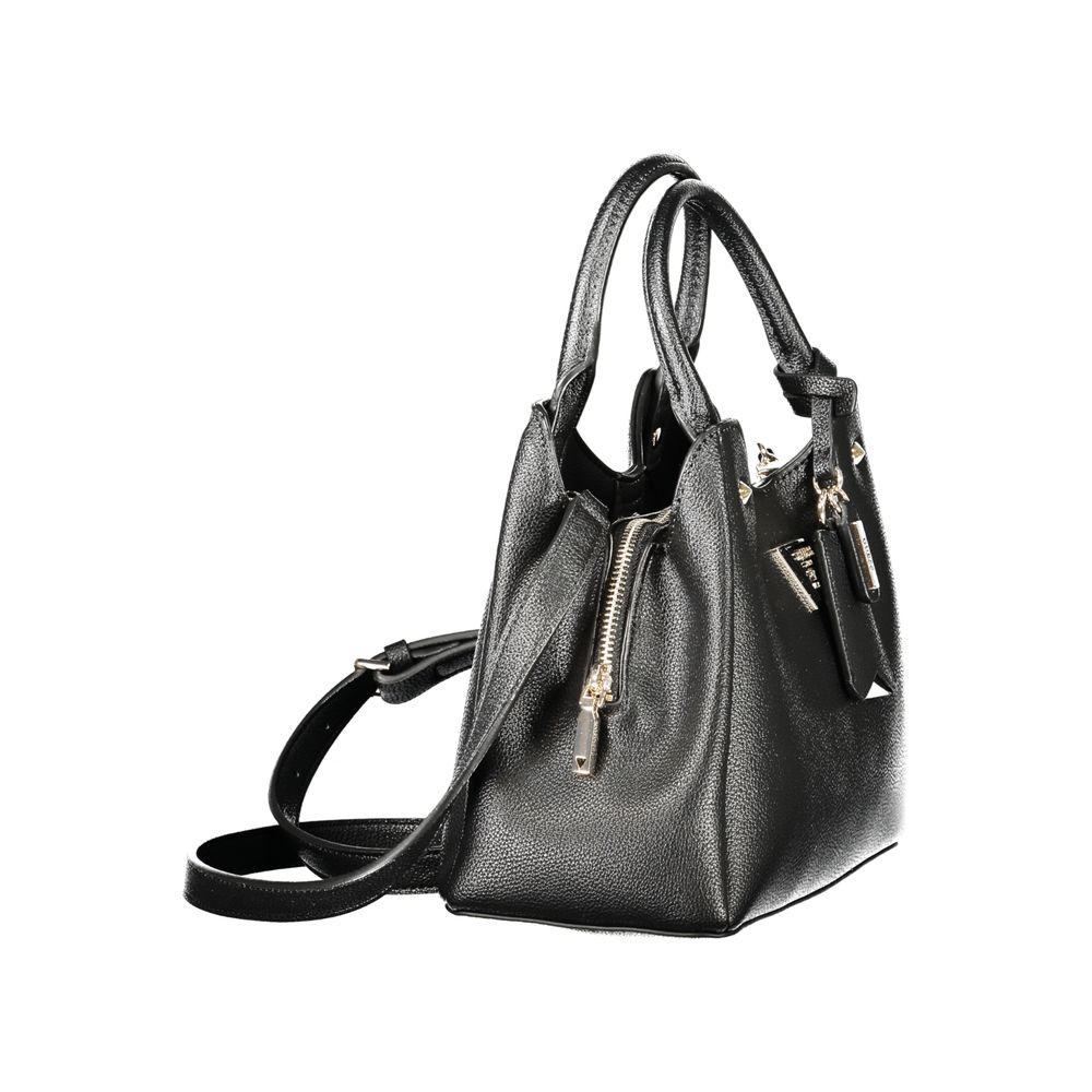 Guess Jeans Meridian II Handbag Black Polyurethane Adjustable Strap