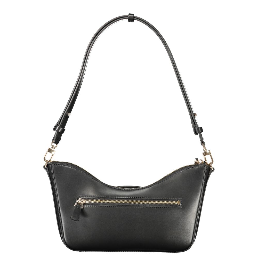 GUESS Jeans Janie Bag Nero PU Women's Handbag Adjustable Strap