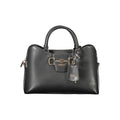 GUESS JEANS Janie Bag Black Polyurethane Handbag with Strap