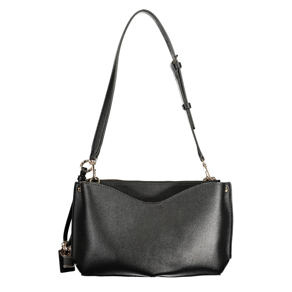 GUESS Jeans Rosso Leather Women's Wallet Nero Removable Strap