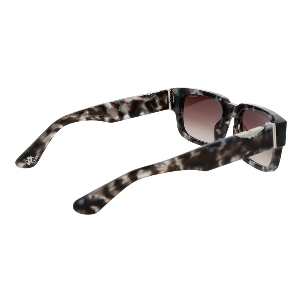 Police SPLP24 Unisex Sunglasses Grey Cellulose Acetate BNWT