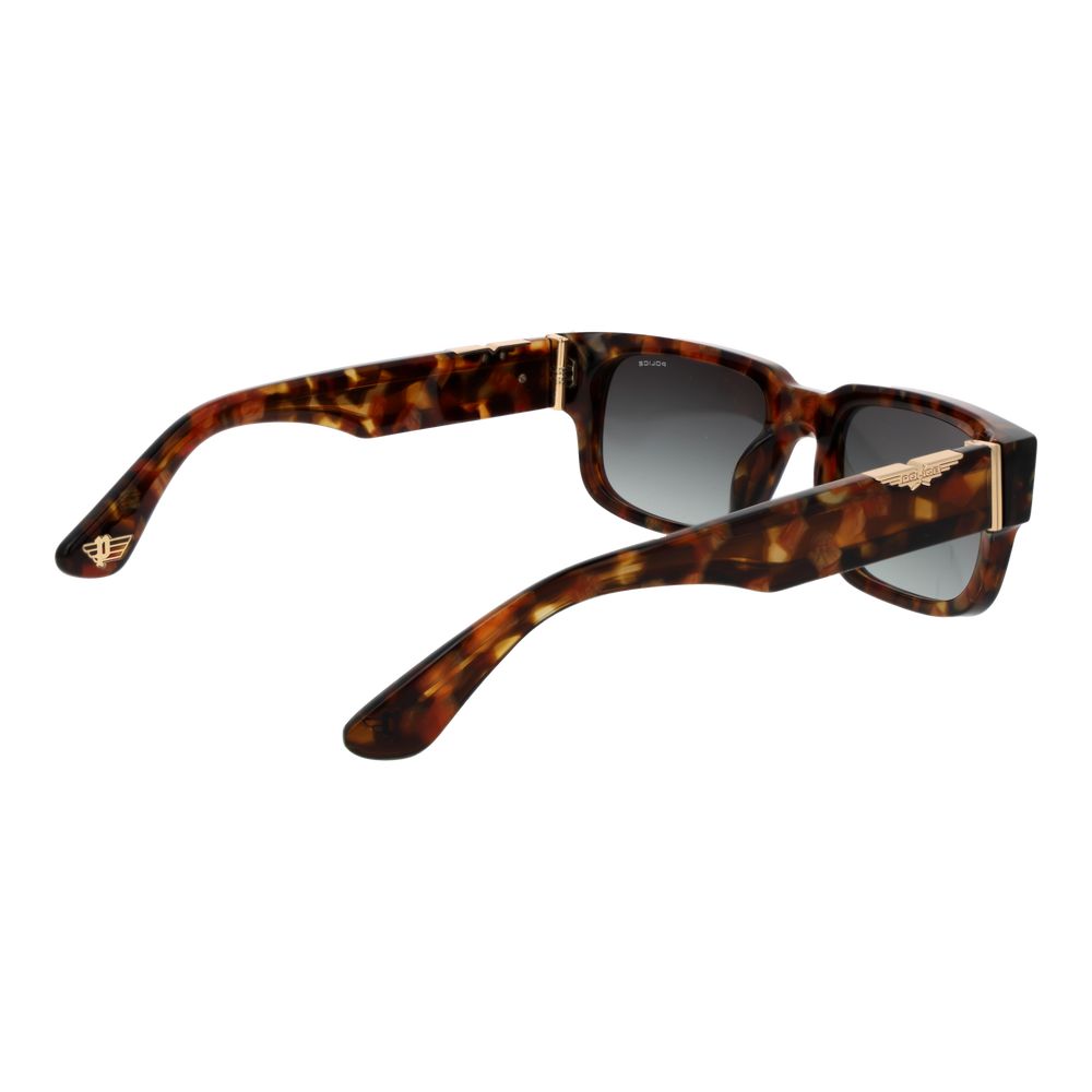 Police SPLP24 Origins Maxi 1 Men's Sunglasses Brown Cellulose Acetate BNWT