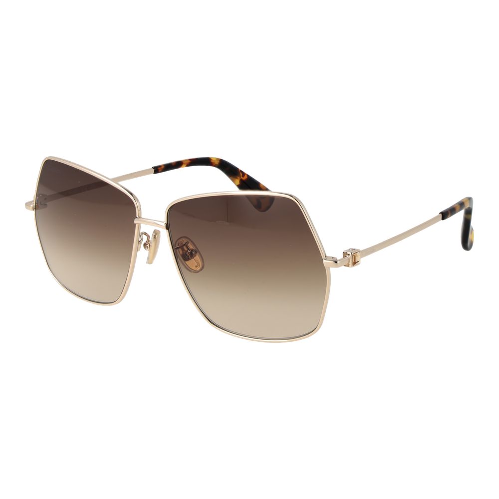 Max Mara MM0035-H Women's Sunglasses Gold Metal BNWT