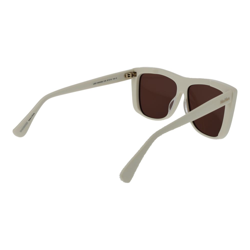Max Mara MM0066 Women's Sunglasses White Acetate BNWT
