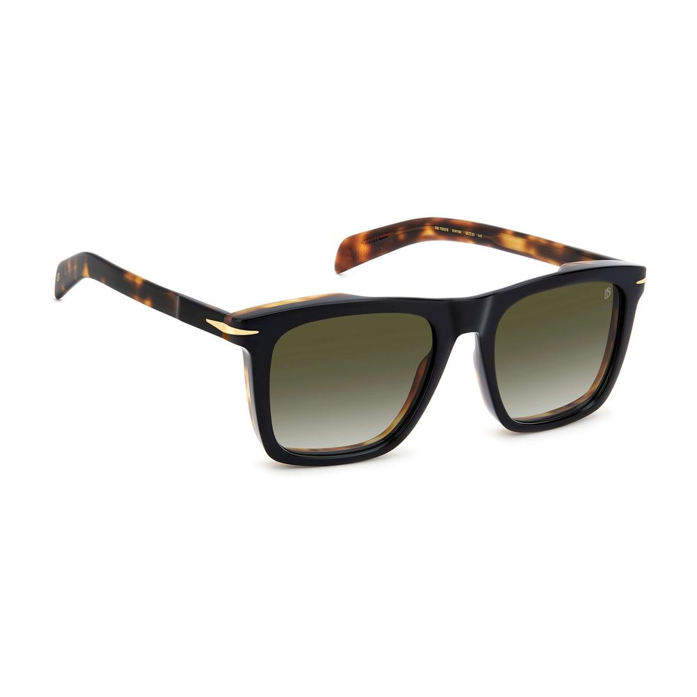 David Beckham DB 7000/S XWY9K 51 Black Square Gradient Sunglasses Men