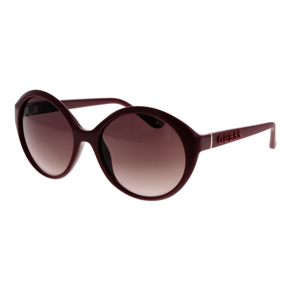 GUESS Women’s Purple Round Sunglasses Brown Gradient Lens 57mm
