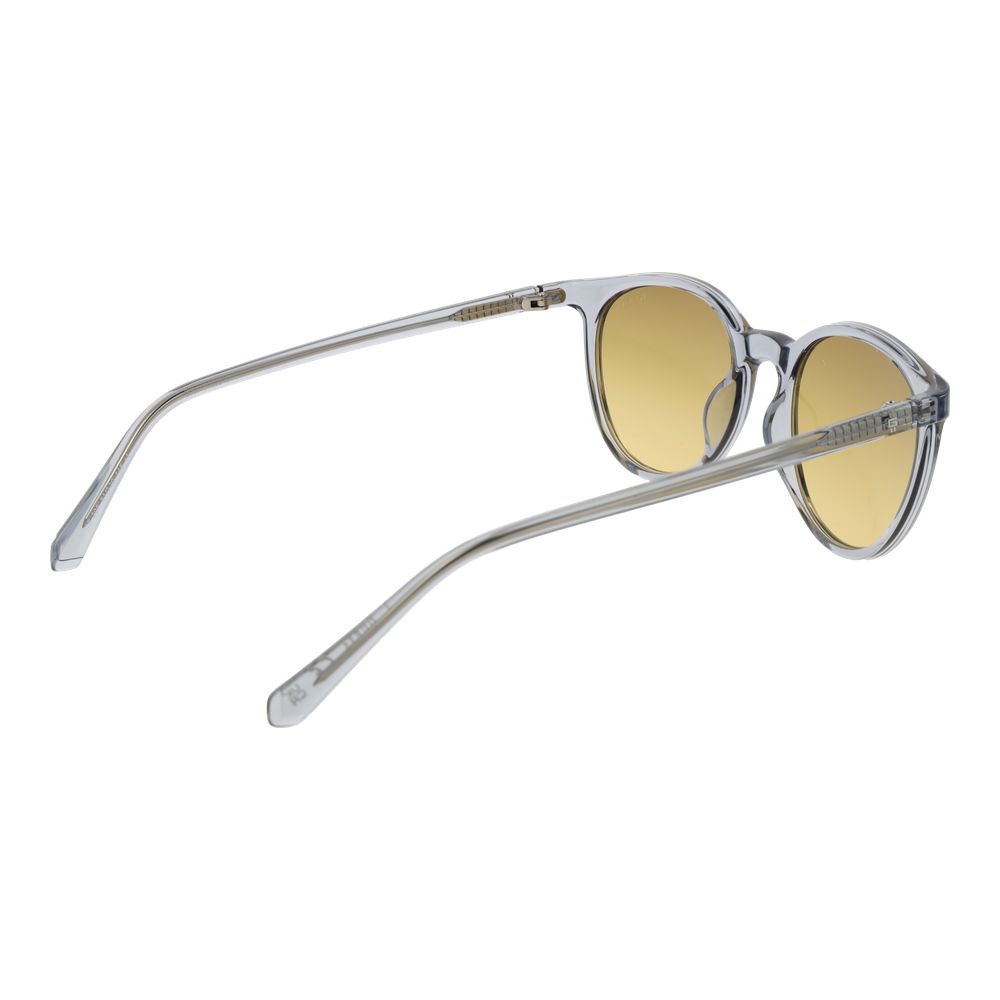 Guess Men’s Round Grey Plastic Sunglasses Brown Lens 51mm GU-1065977