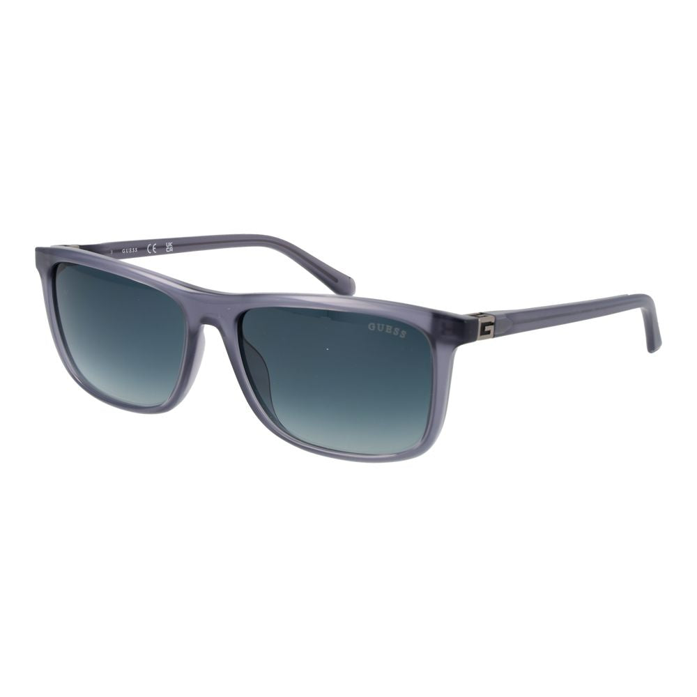 GUESS GU00169 20W Men’s Grey Rectangle Blue Gradient Sunglasses