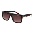 Guess Men’s Brown Acetate Rectangle Gradient Lens Sunglasses 54mm