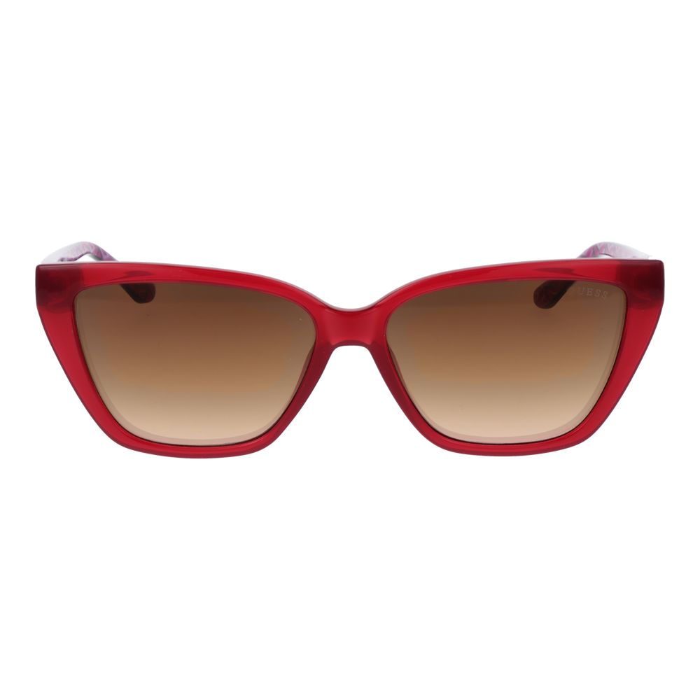 Guess GU7919 69G Women’s Cat Eye Sunglasses Brown Mirror Bordeaux