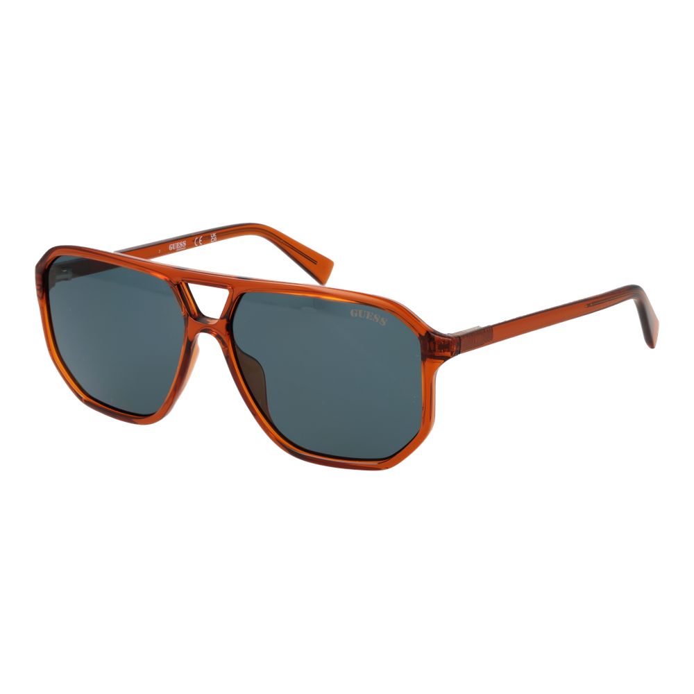 GUESS Unisex Orange Blue Lens Sunglasses 58mm UV Filter Cat 3
