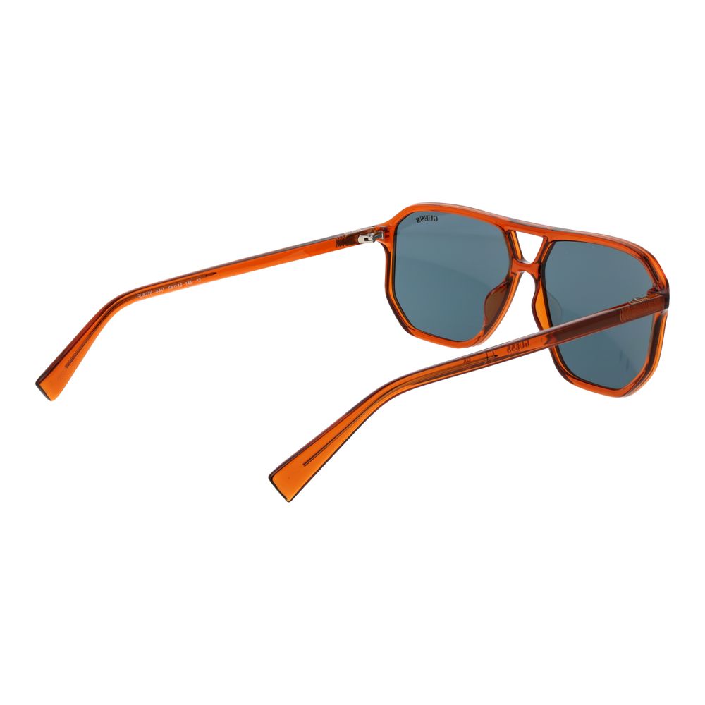 GUESS Unisex Orange Blue Lens Sunglasses 58mm UV Filter Cat 3