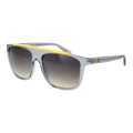 GUESS Men’s Grey Square Gradient Lens Sunglasses 58mm Plastic Frame