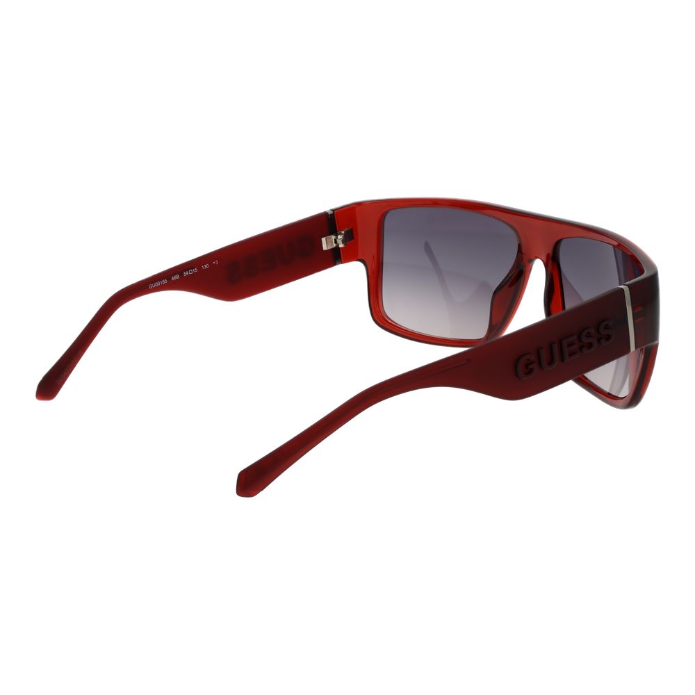 GUESS Men’s Red Square Gradient Sunglasses Grey Lens 59mm