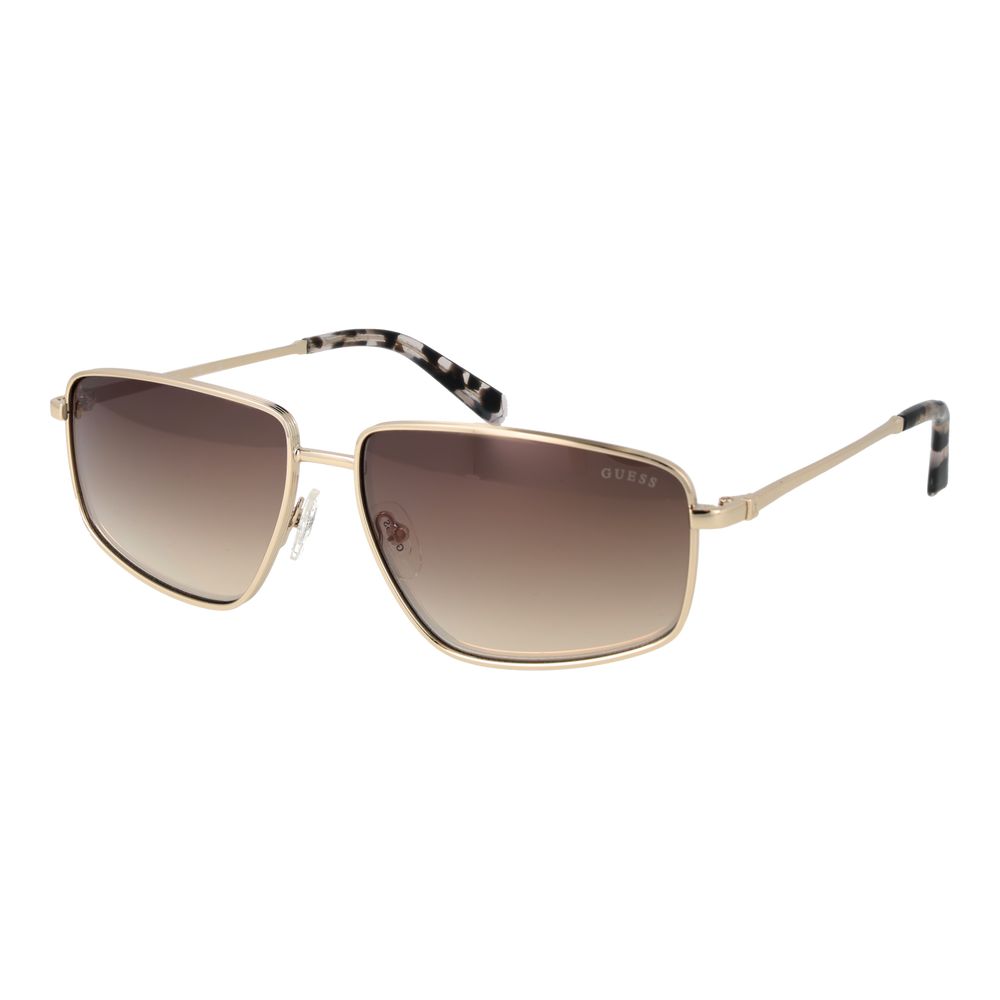 GUESS GU00088 6232G Women’s Gold Metal Brown Gradient Sunglasses