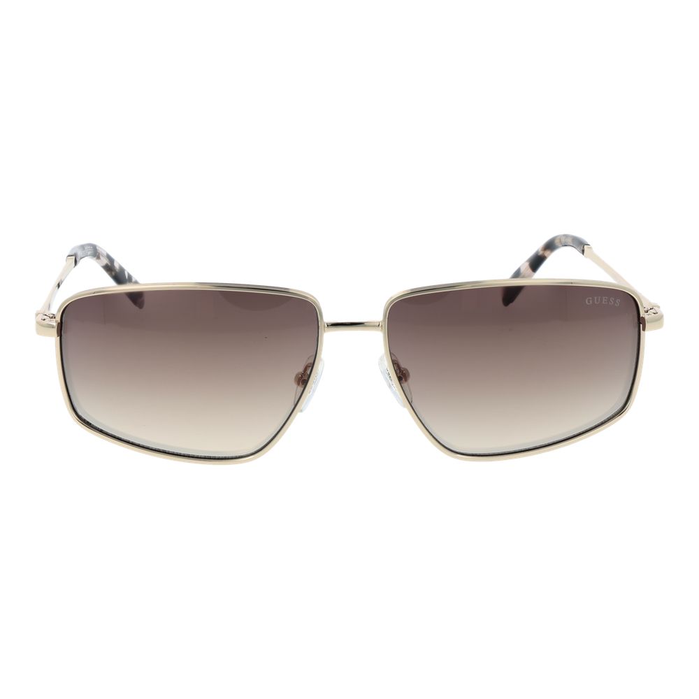 GUESS GU00088 6232G Women’s Gold Metal Brown Gradient Sunglasses