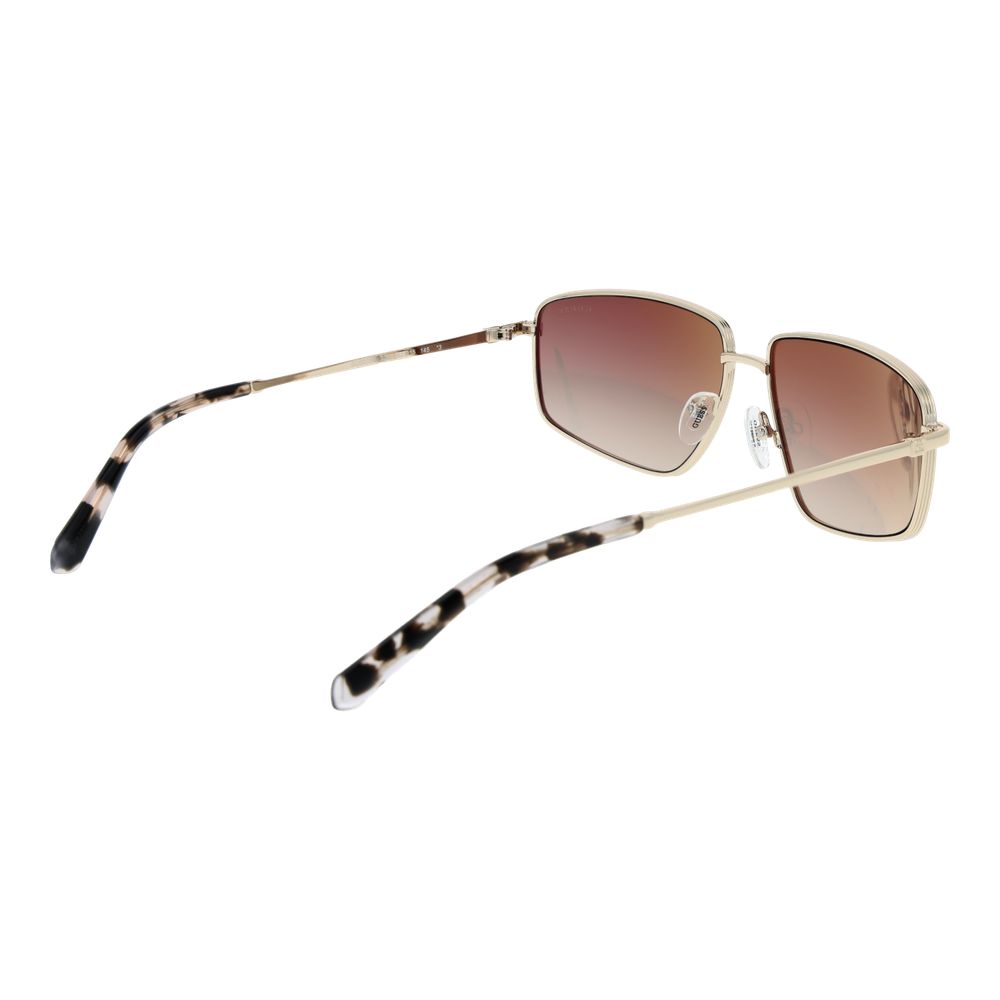 GUESS GU00088 6232G Women’s Gold Metal Brown Gradient Sunglasses